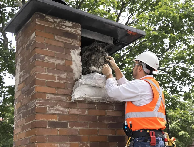 Humane removal of debris and animals by Beaumont Chimney Sweep in Beaumont, CA