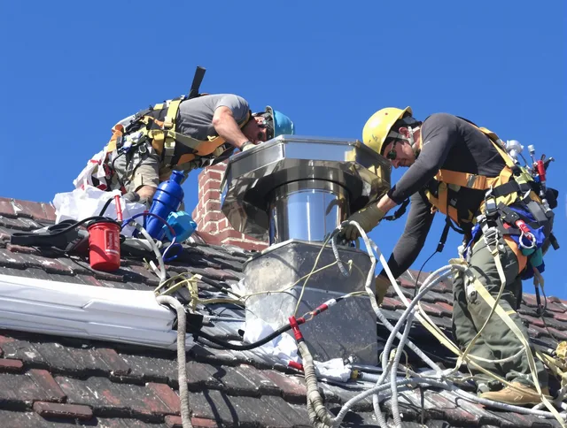 Protective chimney cap installed by Beaumont Chimney Sweep in Beaumont, CA