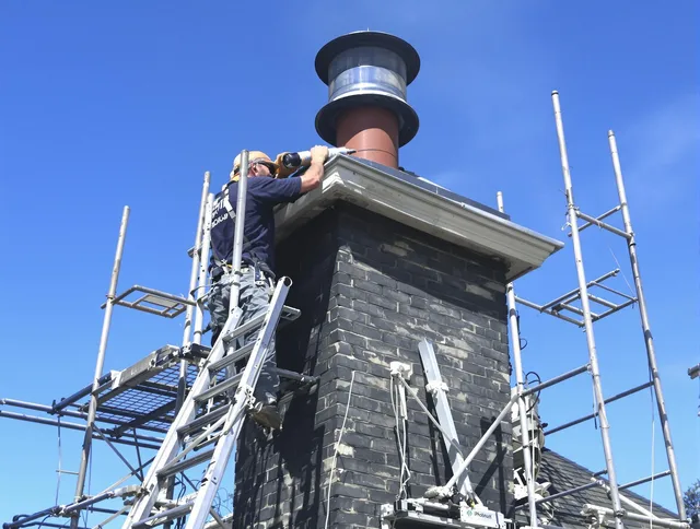 Sturdy chimney crown finished by Beaumont Chimney Sweep in Beaumont, CA