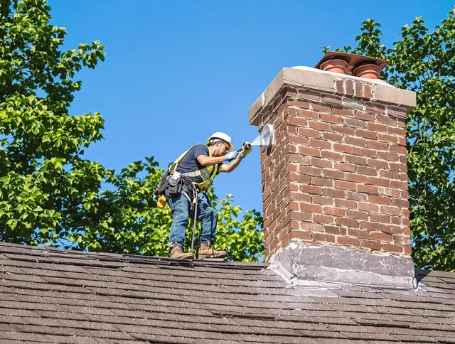 Beaumont Chimney Sweep performing an inspection with advanced tools in Beaumont, CA