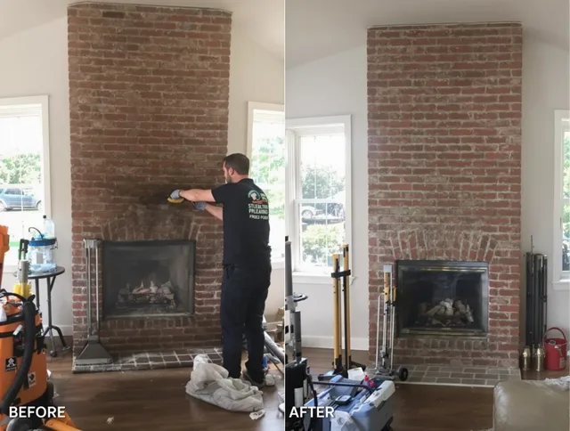 Finished chimney sweeping service by Beaumont Chimney Sweep in Beaumont, CA