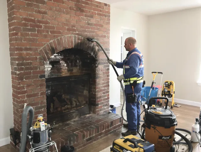 Beaumont Chimney Sweep expert performing detailed chimney sweep in Beaumont, CA